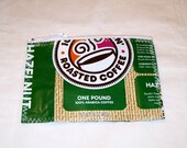 Eco Friendly Change Purse or Wallet made with Recycled Coffee bags repurposed