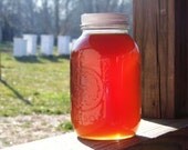 Raw Wildflower Honey, Tennessee Wildflower 3 lb Jar Raw Pure Honey, Honey Gift