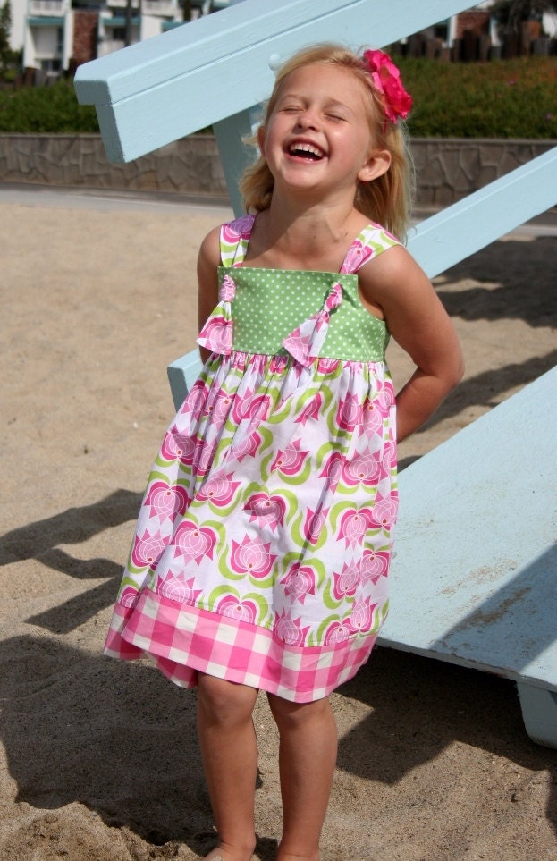NEW Tana Knot Dress - By Kissing Kumquats - Spring 2012