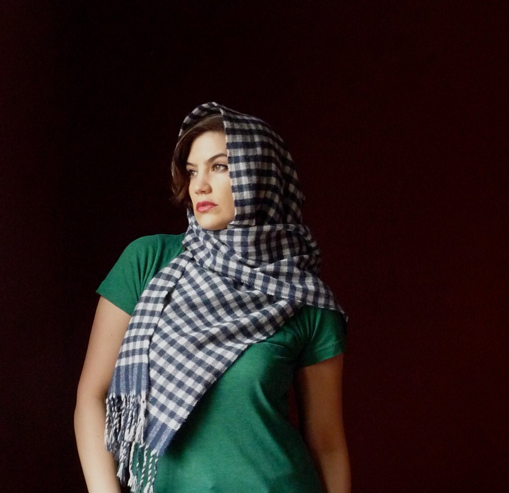 Prep School - 1950's Plaid Scarf