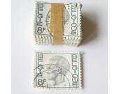 vintage pack of used stamps