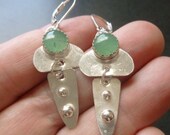 Swingy Green Earrings