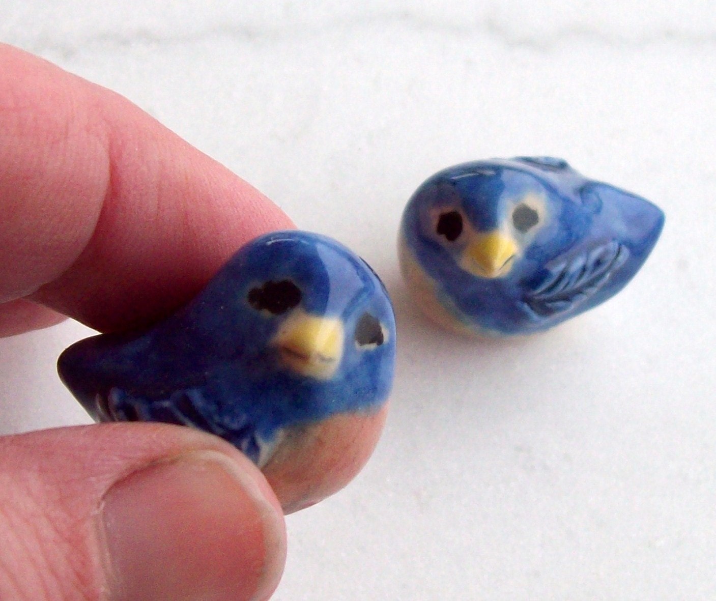 Bluebird Miniature Handmade Terrarium Figurines