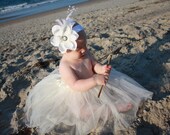20% OFF Entire Purchase,.. baby headbands...Vintage inspired baptism special occasion baby white flower pearl headband