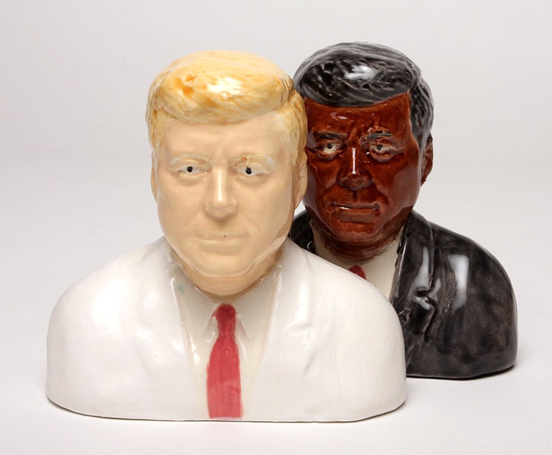 Kennedy Stove Top Salt and Pepper Shakers Multi Cultural Version