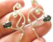 Modern Green Earring