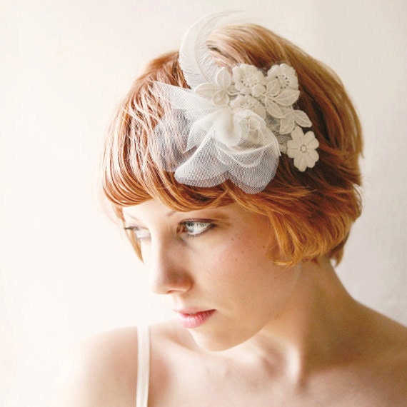 clair de lune - bridal hair comb