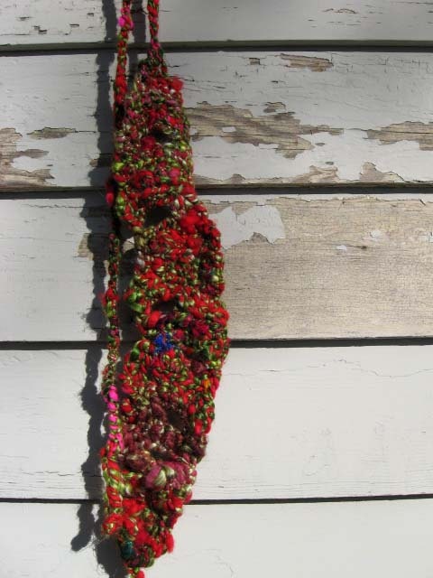 Art Headband- freeform crochet headband OOAK