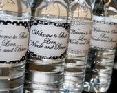 Black and White Water Bottle Wrappers- print your own Il_170x135