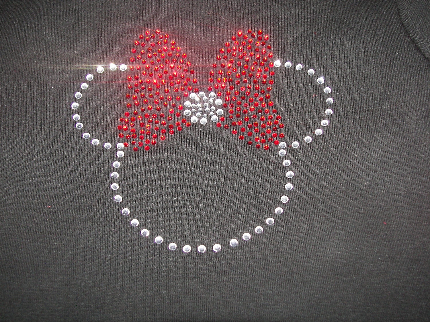 Bling Minnie Mouse Tees--Customized with your name