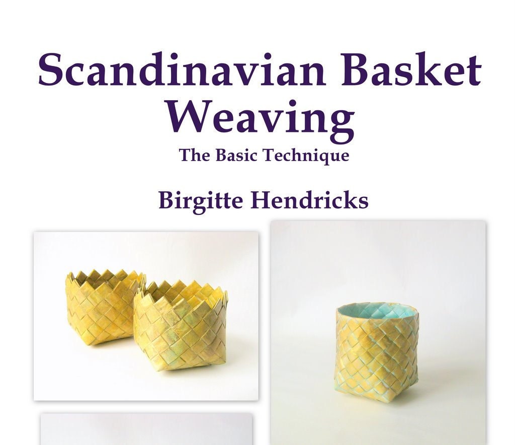 PDF ePattern Scandinavian Basket Weaving Basic Technique