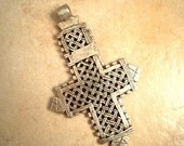 Huge Ethiopian Coptic Cross, Silver, African Cross