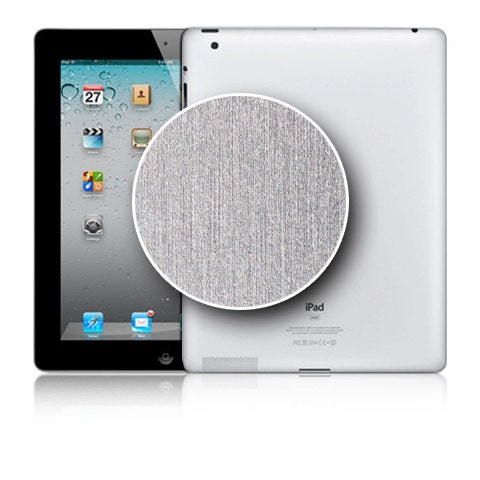 SALE iCarbons Aluminum iPad 2 Skin Scratch Protection Back Only VERIZON / WiFi