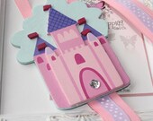 Princess Castle Hair Bow Headband Organizer. Princess Hair Clip Holder.  Free Ship Promo.