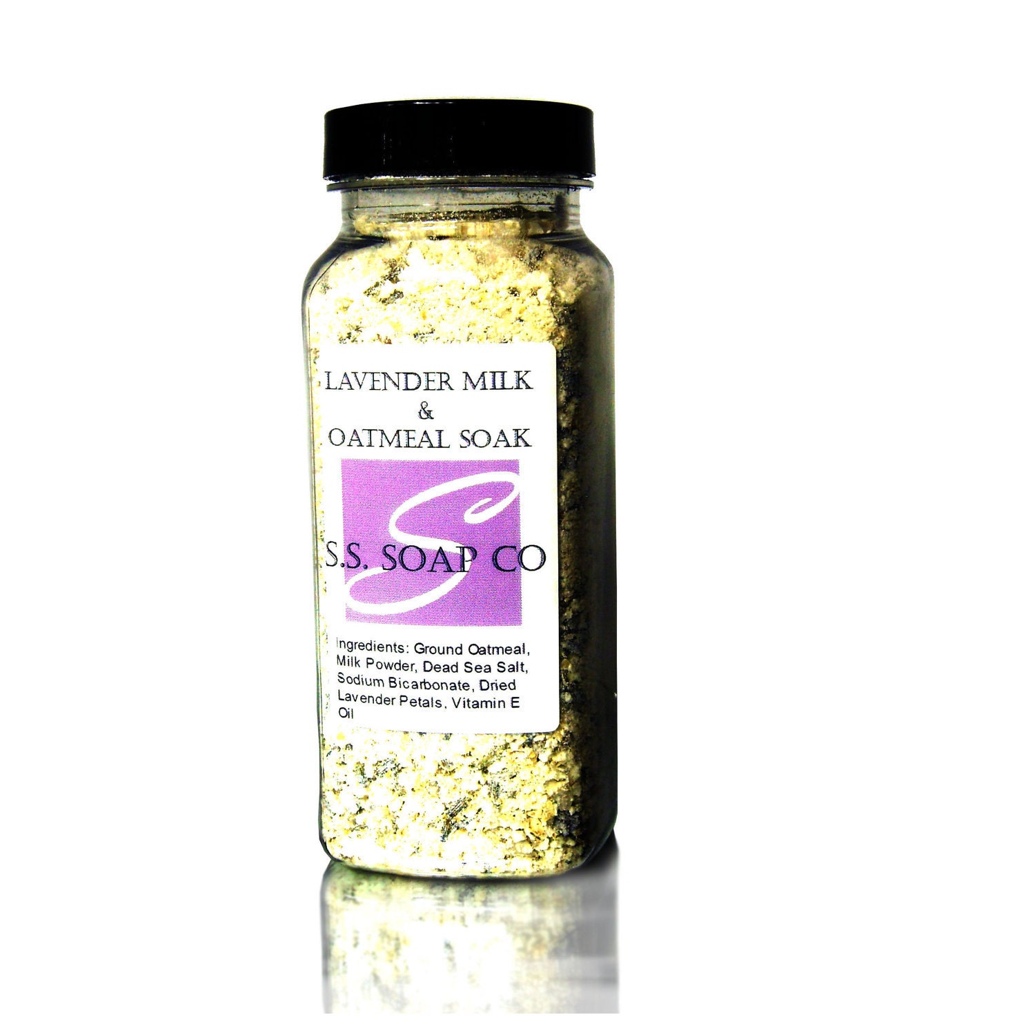 Lavender Milk Oatmeal Soak with Vitamin E Oil