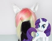 Rarity cosplay costume pony ears - My little pony friendship is magic - custom colours possible