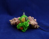 Frankenpod Octopus Necklace - Polymer Clay Halloween Jewelry