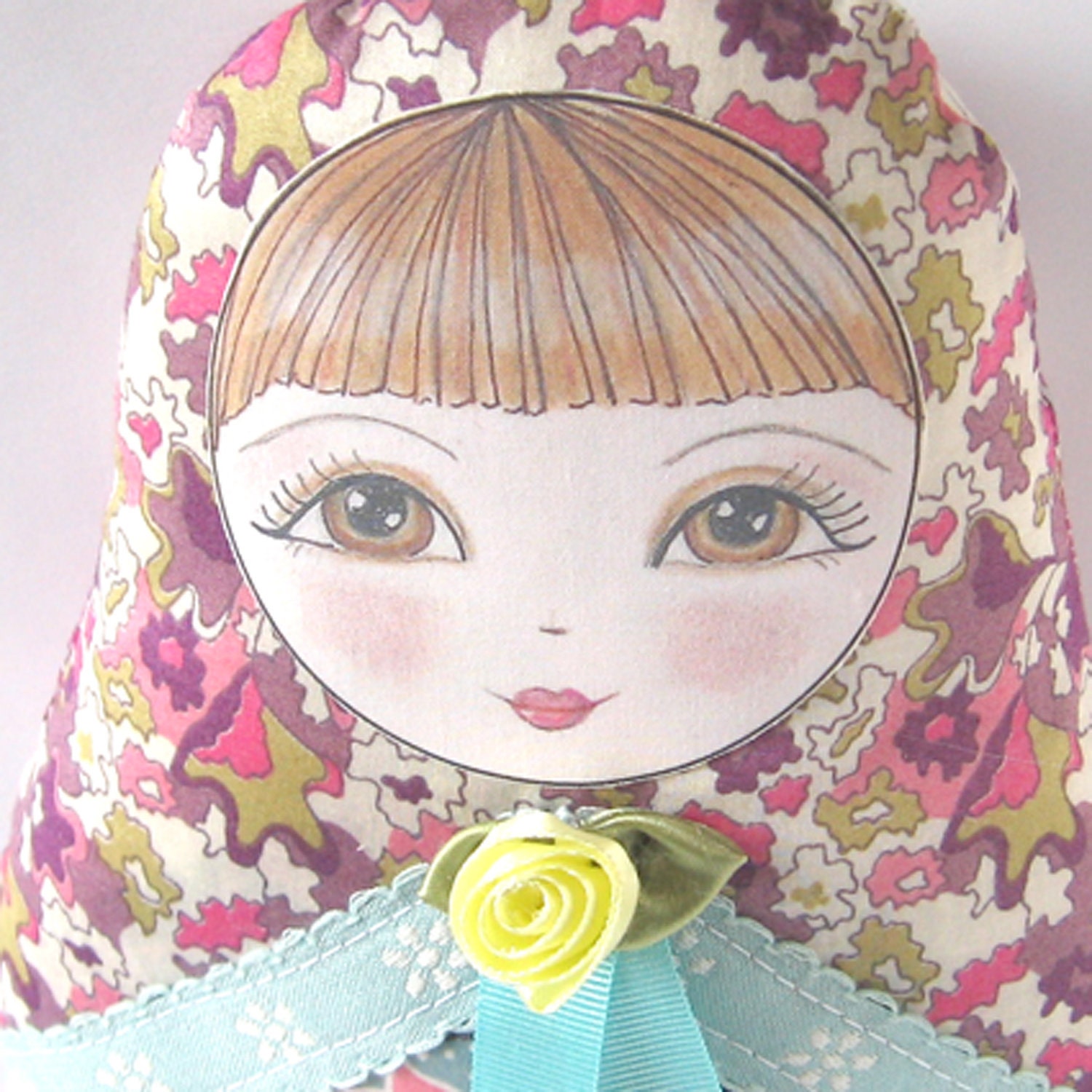 Matryoshka Babushka Cloth Doll Olga - Large size