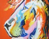 A Lion 11X14 painting