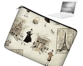 17 inch Laptop Sleeve MacBook Pro 17 inch Laptop Bag MacBook Case - Tres Chic Black