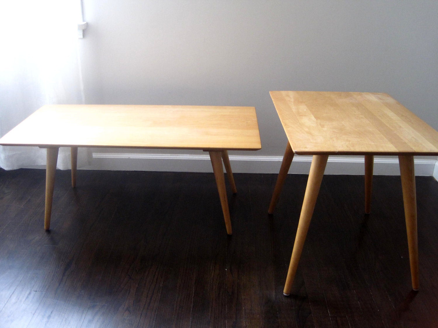 Set of 3 Mid Century Modern Paul McCobb Planner Group Tables