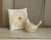 American Ruralist small vintage bling pillow