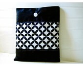 iPad 3 Black iPad Case Quilted Geometric Ipad Bag iPad Cover iPad Sleeve Ipad 1 Ipad 2 Sleeve tagt team