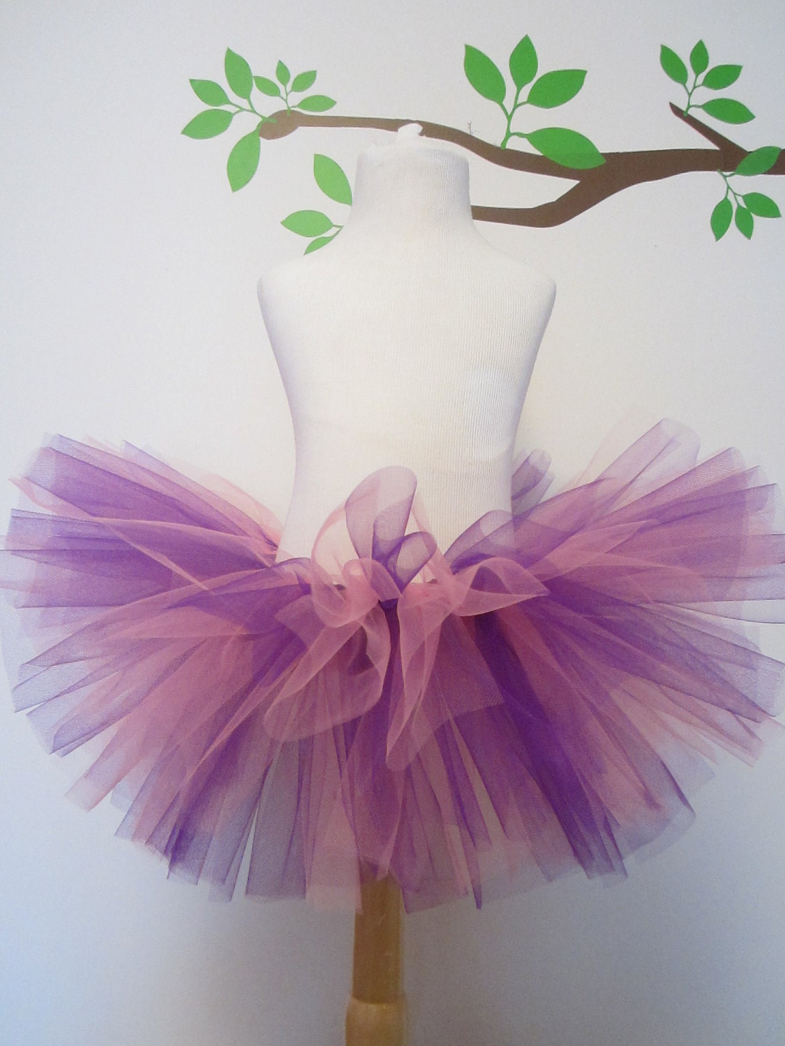 Tutu Skirt Rapunzel Inspired Sewn Purple Pink Girls Costume