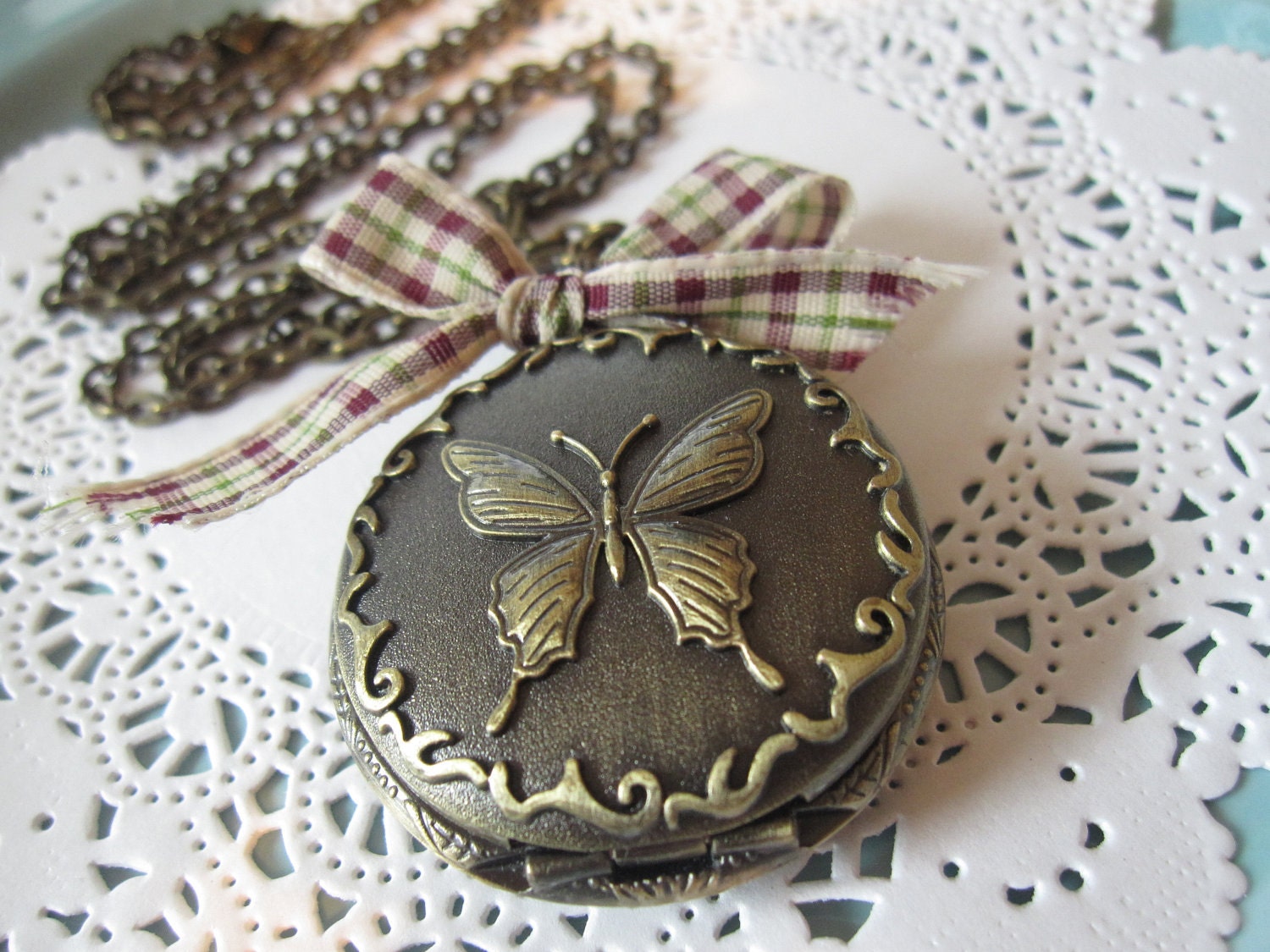 Butterfly Pocket Watch