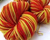 Self-Striping Sock Yarn Kettle Dyed in Air