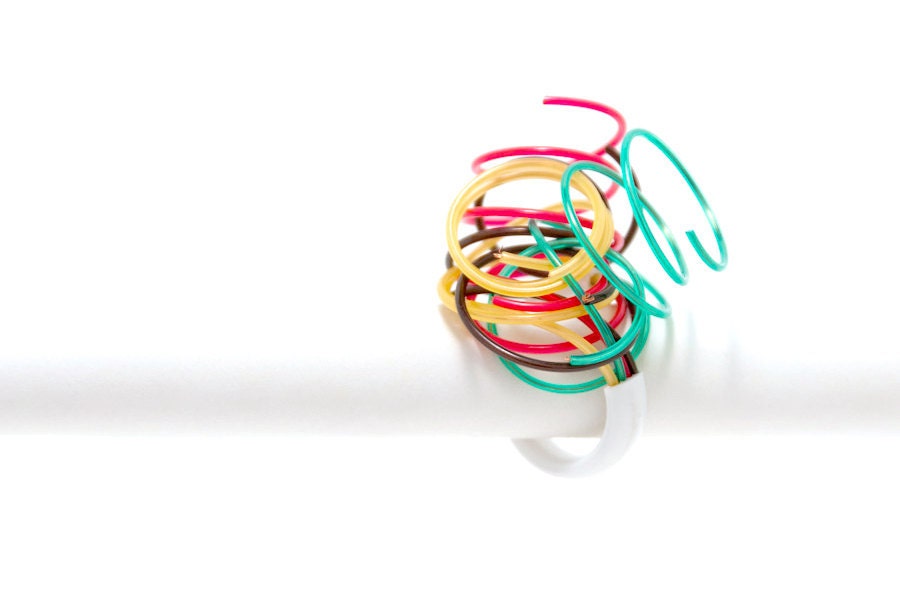 Double Rainbow - Crazy Wire Ring