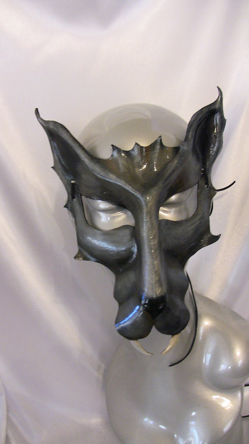 Wolf Leather Mask