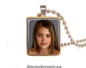 Custom photo  Scrabble tile pendant ,  personalized picture  scrabble pendant