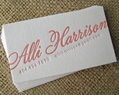 NEW designs:  letterpress CALLING cards (1 color- set of 150)