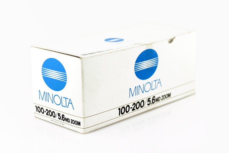Konica Minolta Telephoto 100-200mm f/ 5.6 MD Zoom Manual Focus Lens - Mint
