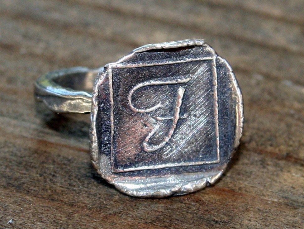 Wax Seal Style Ring