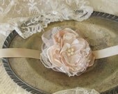 Wedding Wrist Corsage Made to order by My Broken Art on Etsy