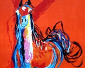 A hot horse for you 12X16 on canvas