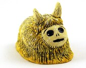 Polymer Clay Monster Yellow Beastie