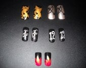 The Hunger Games Fake Nails