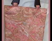 NEW Pretty in Pink Paisley Purse