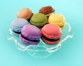 Assorted Polymer Clay French Macarons Stud Earrings
