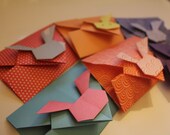 Origami Bunny Rabbit Envelopes