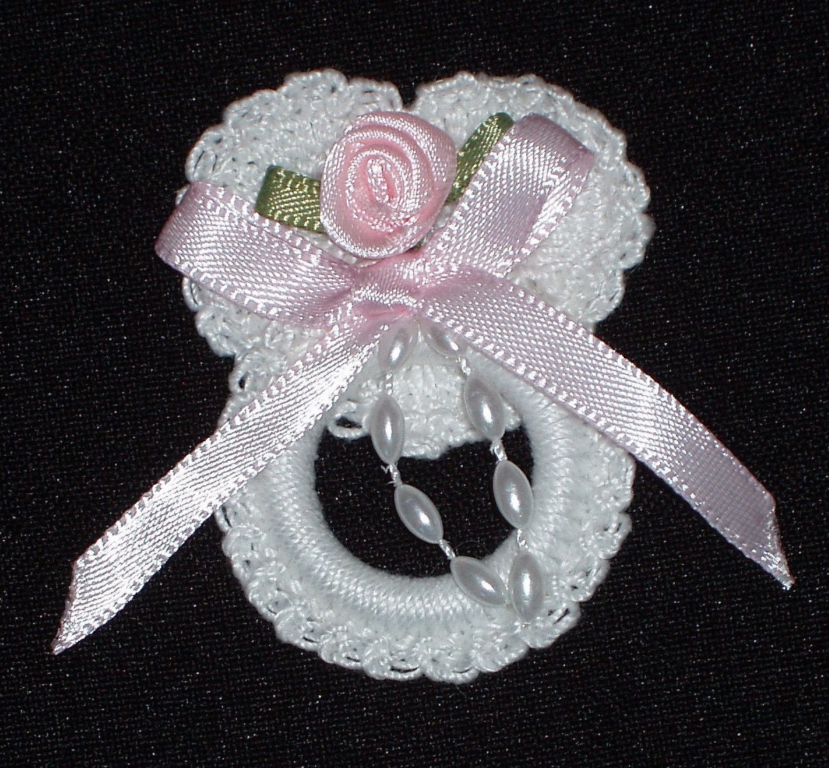 Crochet Newborn Reborn Magnetic Pacifier Dummy