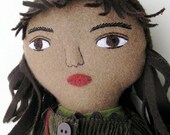 Autumn Girl wool doll