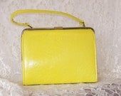 VINTAGE  Bright Yellow JR Handbag - PursonalBaggage2