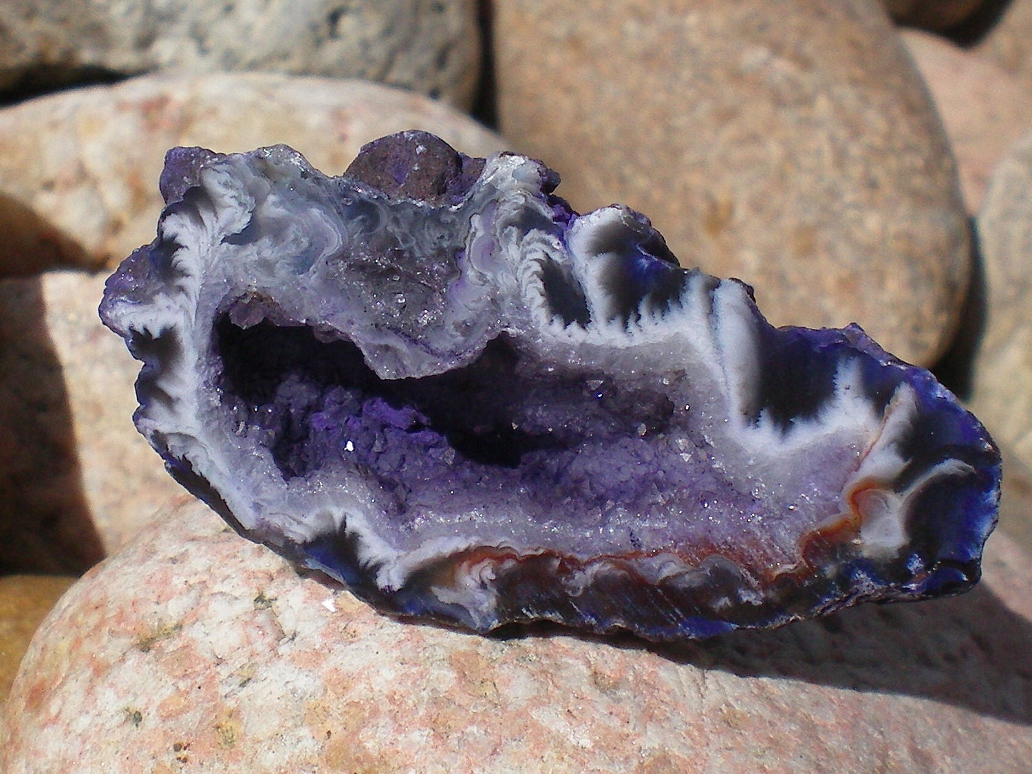Purple Crystal Geode