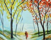 Paradise in Autumn 16X20 inch painting
