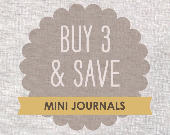 Mini Sketchbooks / Journals - Choose Any 3 - Special Delivery, Triangle Pattern, Book of Art, More...