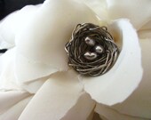 made to order mama bird nest necklace-freshwater pearls